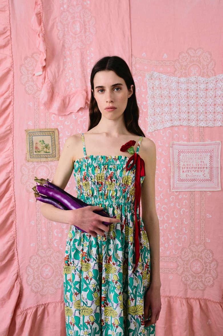 Bobo Choses Color Herbalist Gathered Bustier Dress Kleid bunt 
